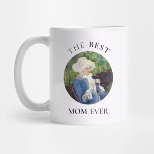 THE BEST KNITTING MOM EVER FINE ART VINTAGE STYLE MOTHER OLD TIMES Mug